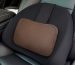 brown car headrest